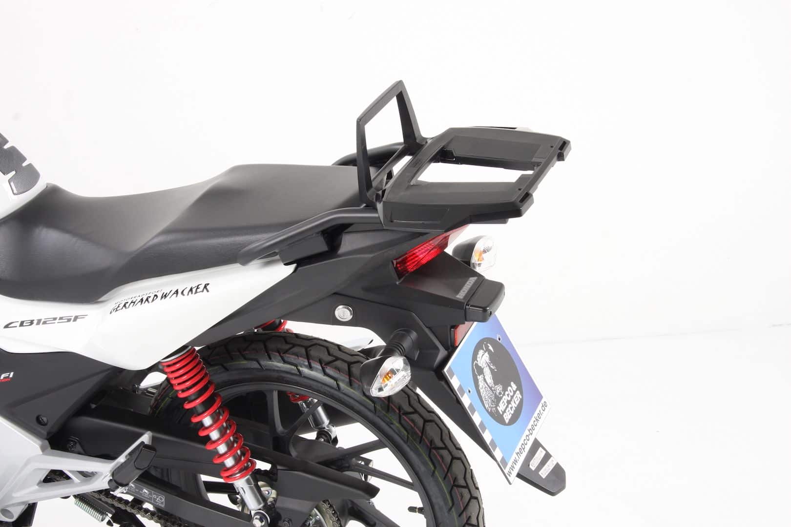 Aluminium topkoffer zwart voor Honda CB 125 F (15-20) Hepco & Becker