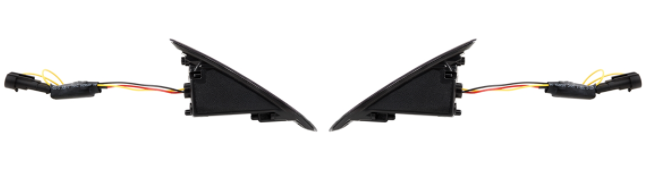 Richtingaanwijzerset voor & achter voor Vespa Primavera/Sprint 125-150cc 2T/4T AC, getint