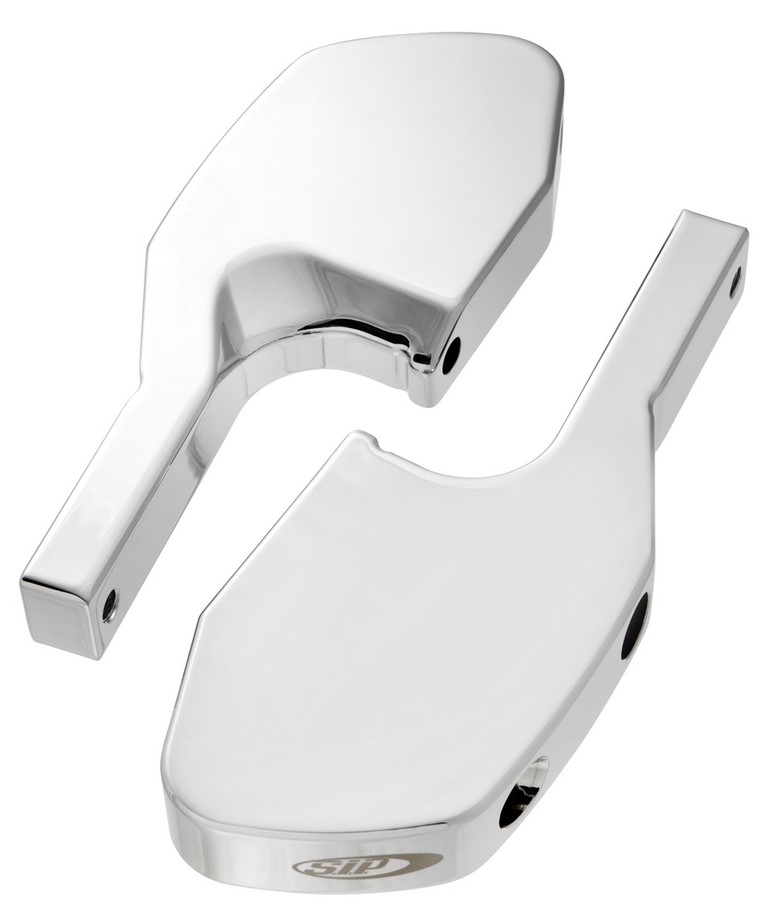 Footrest adapter pillion for Vespa GTS/GTS Super/GTV/GT 60/GT/GT L 125-300ccm, chrome