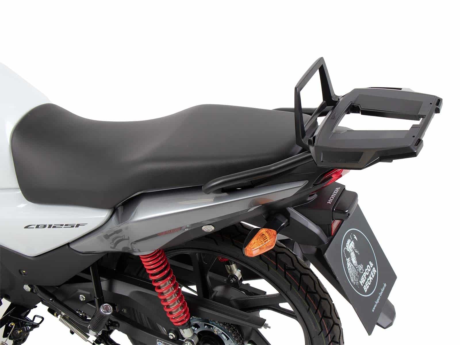Aluminium topkoffer zwart voor Honda CB 125 F (21-25) Hepco & Becker