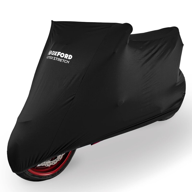 Oxford Indoor Abdeckplane Protex Stretch Schwarz - Motorrad / Scooter - M