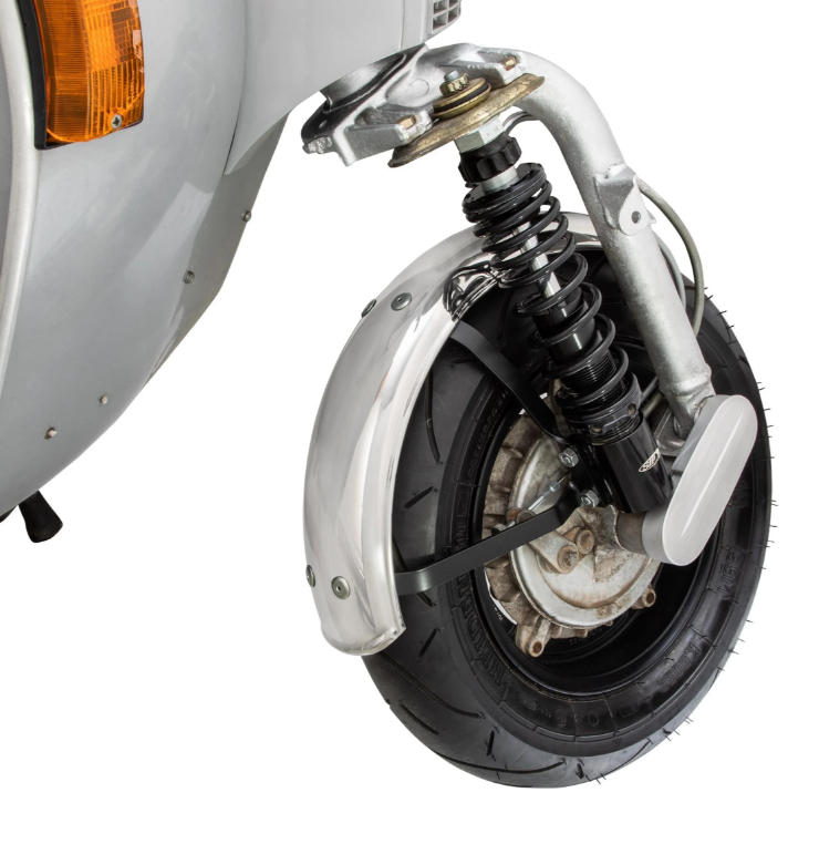 Kotflügel Garelli für Vespa PX 80-200ccm, Metall, chrom