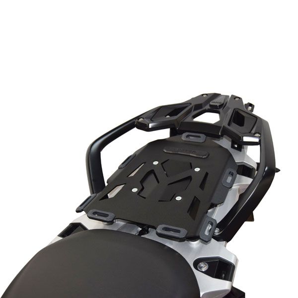 Aluminium bagagerek in plaats van achterzadel voor BMW R 1200 GS LC /R 1200 Rallye /R 1250 GS, aluminium, zwart