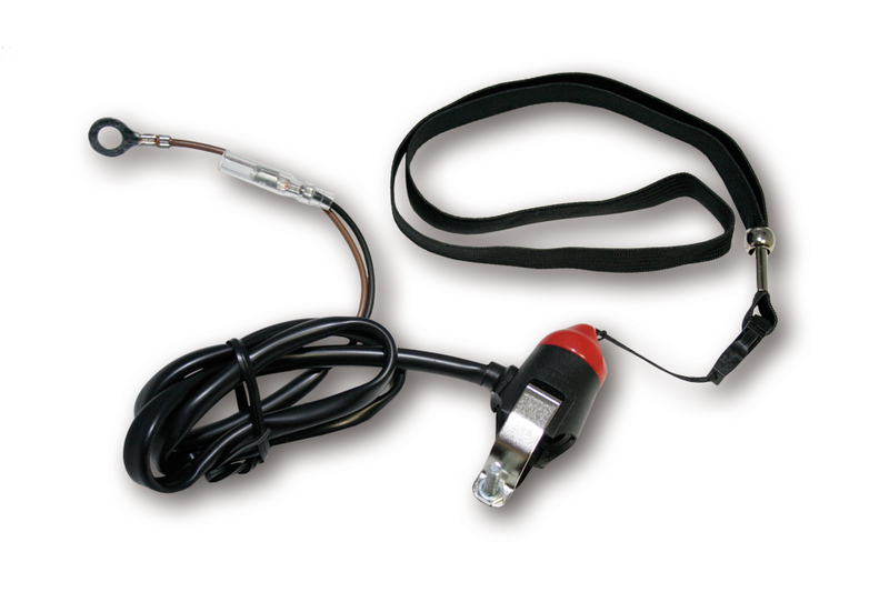 HIGHSIDER smart emergency stop switch universal, with magnetic circuit + rubber band, normally open type, waterproof