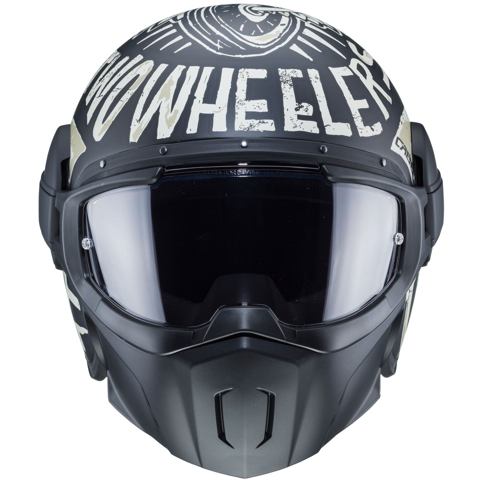 Caberg casque Ghost Nuke, noir mat/gris