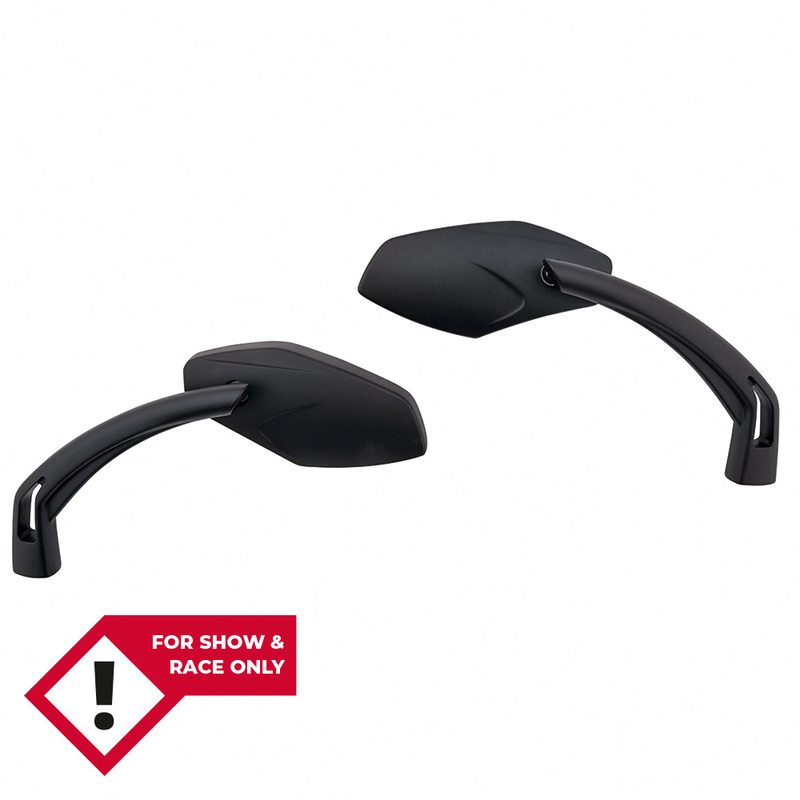 HIGHSIDER smart Miroir de guidon Luca noir (paire)