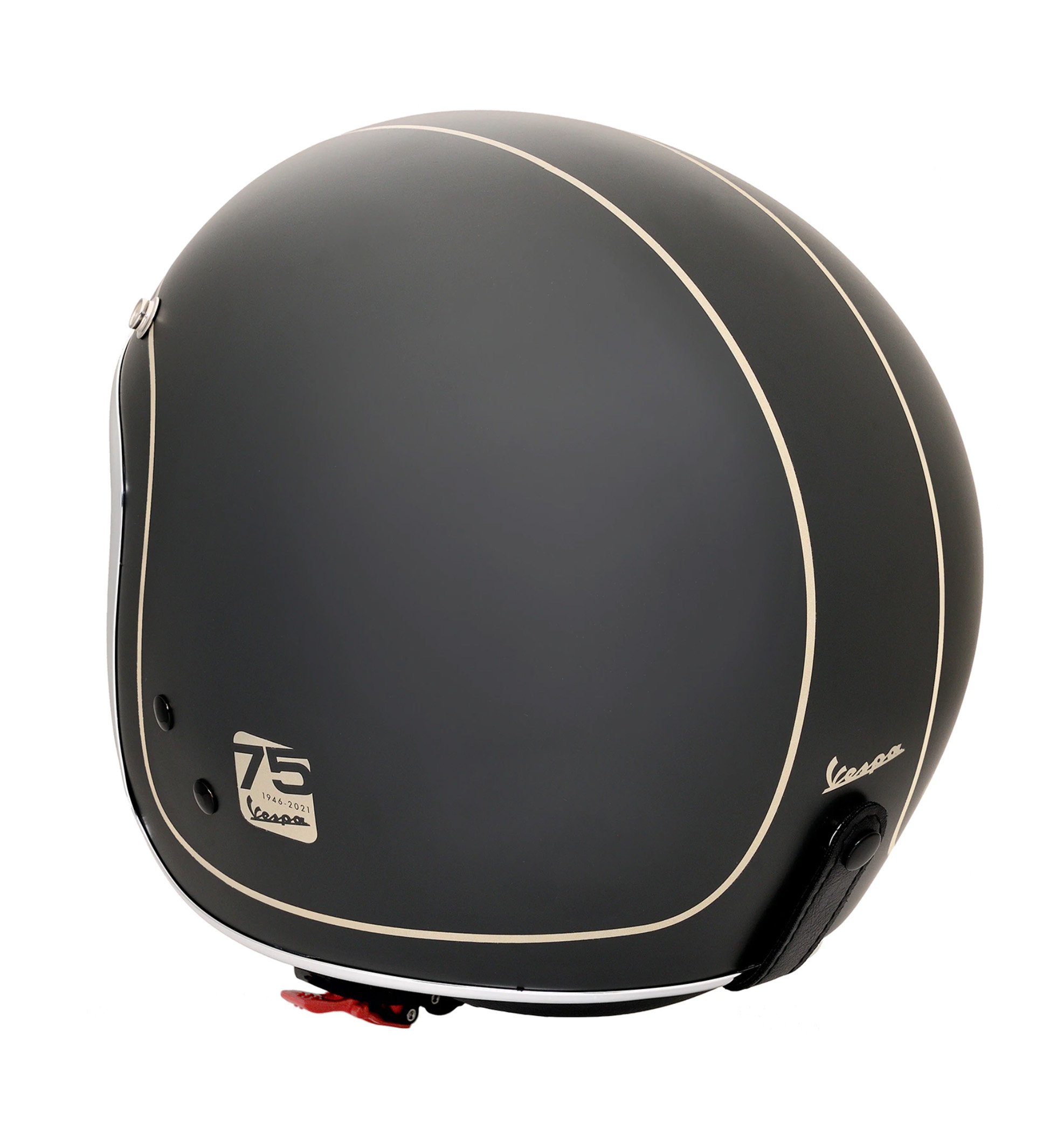 Vespa 75 ans casque jet, gris-or