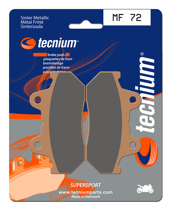 Tecnium Street Performance sintered metal brake pads - MF72