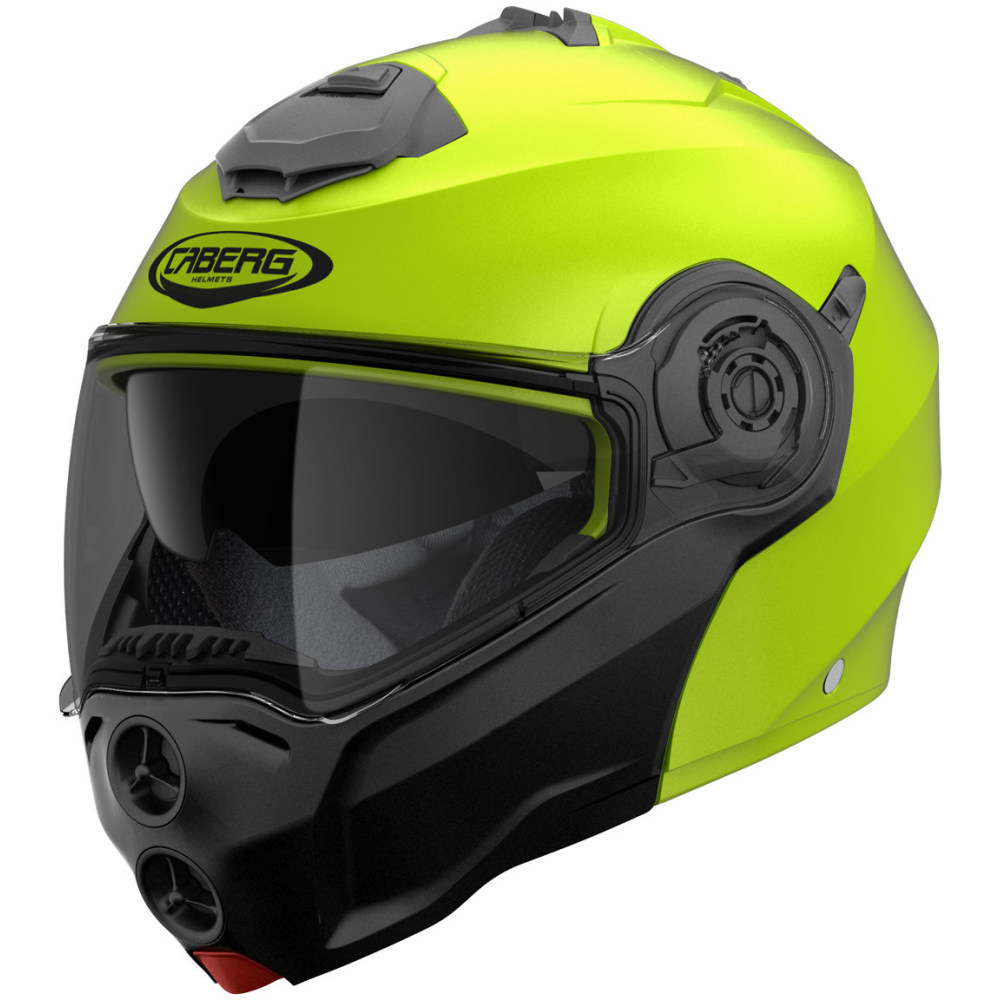 Caberg Helm Droid Hi Vizion, fluo-gelb/schwarz