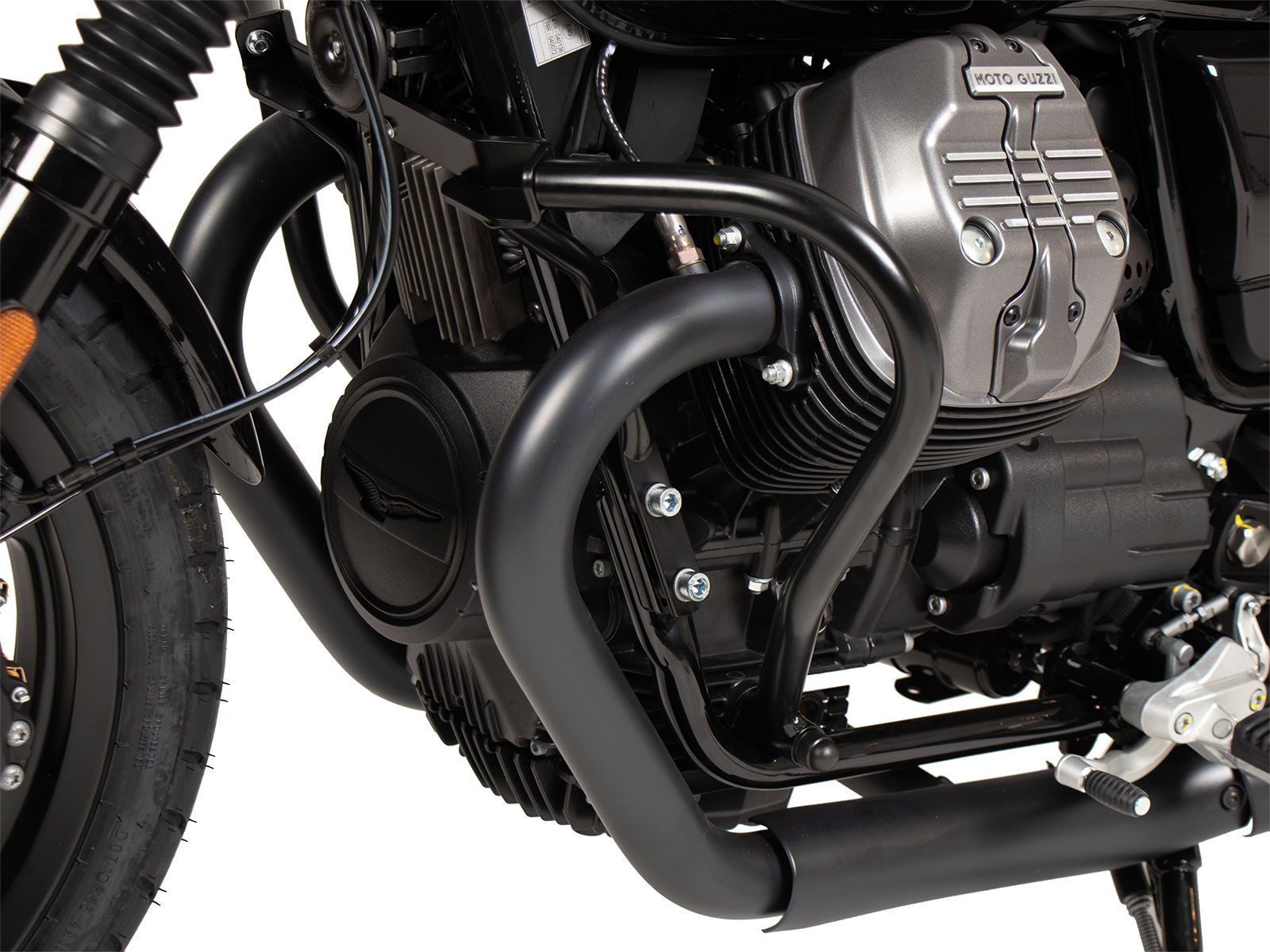 Engine guard black for Moto Guzzi V7 Stone Special Edition (22-) Hepco & Becker