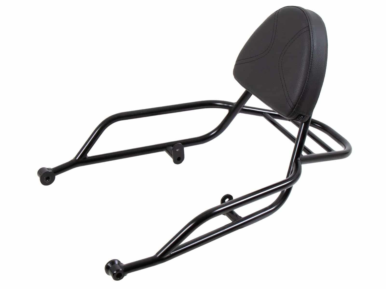 Sissybar with luggage rack black for Moto Guzzi V7 850 Sport (25-) Hepco & Becker