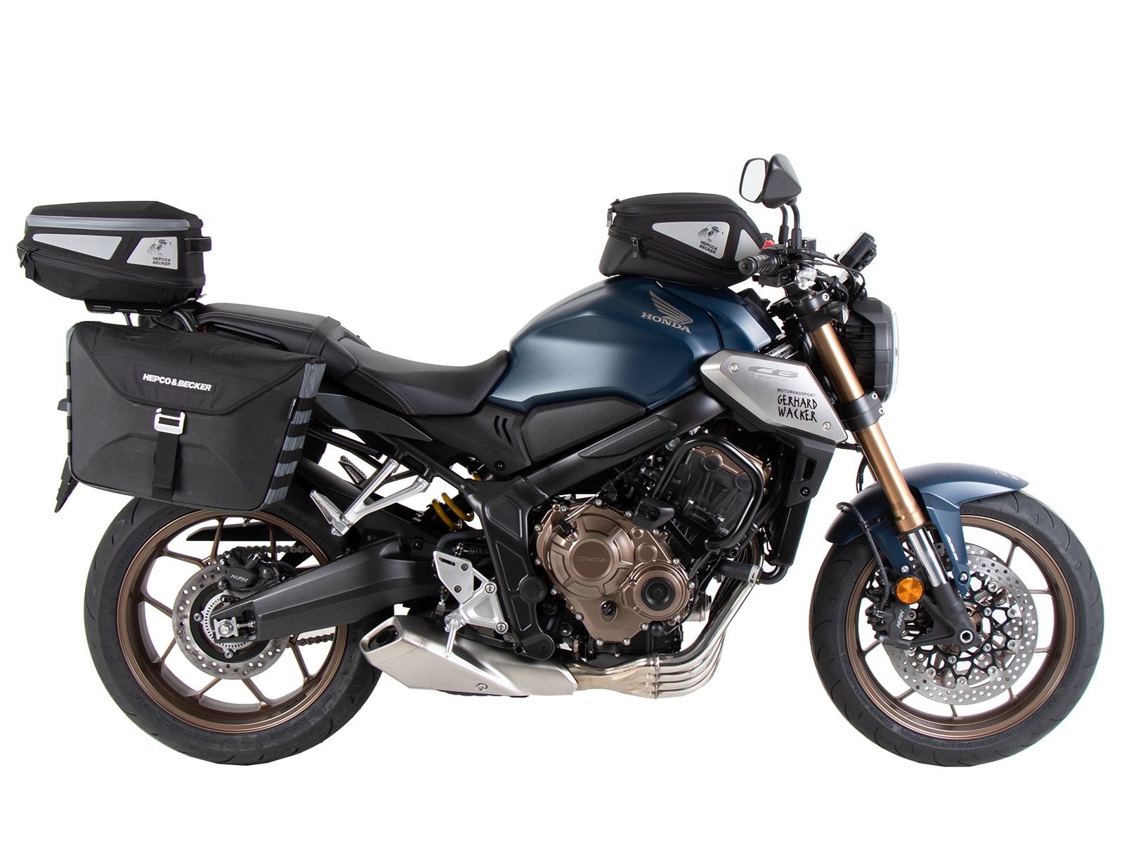 Smartrack achterdrager zwart voor Honda CB 650 R (21-23) Hepco & Becker