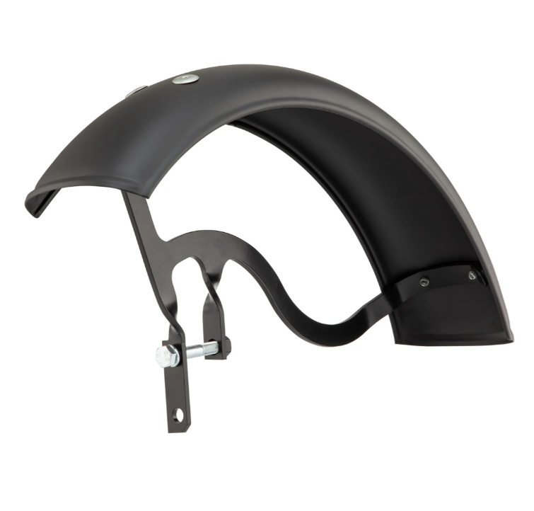 Kotflügel Garelli für Vespa PX 80-200ccm, Metall, schwarz matt