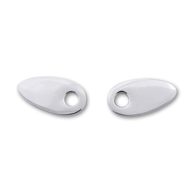 HIGHSIDER smart Montageplatten Indy Spacer Chrom Aluminium
