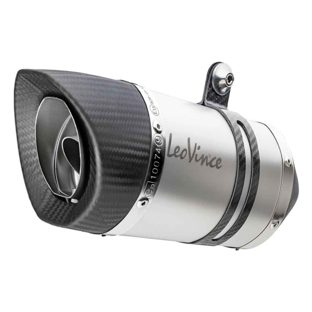 Système d?èchappement LeoVince LV Pro pour Yamaha MT-03 /YZF-R3, argent, slip on, Euro4, E-approbation