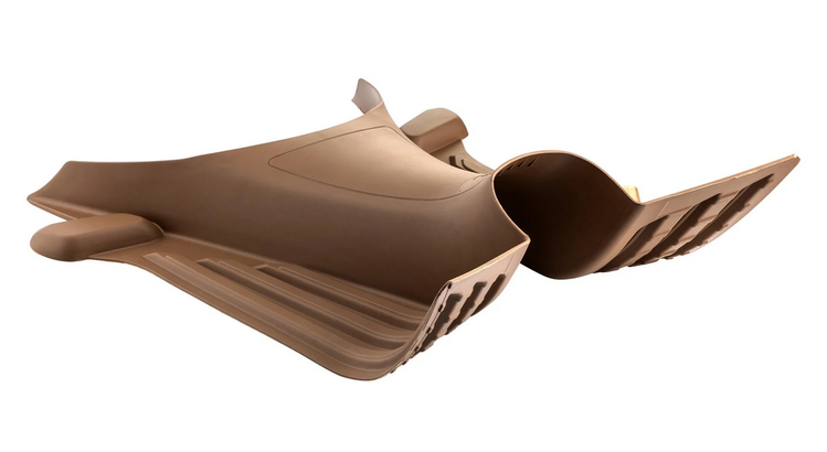 Deurmat voor Vespa Primavera/Sprint/Elettrica 50-150cc, bruin-beige