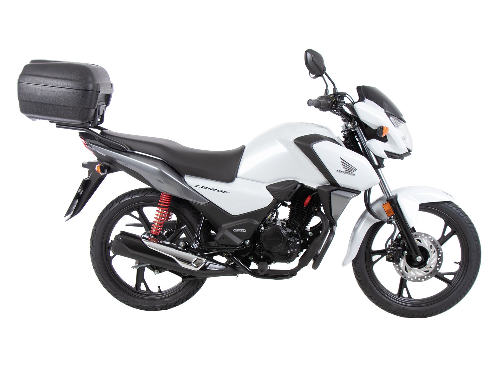 Aluminium topkoffer zwart voor Honda CB 125 F (21-25) Hepco & Becker