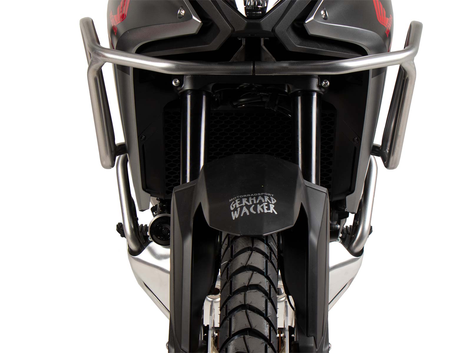 Zilveren tankbeschermer voor Honda XL 750 Transalp (25- ) Hepco & Becker