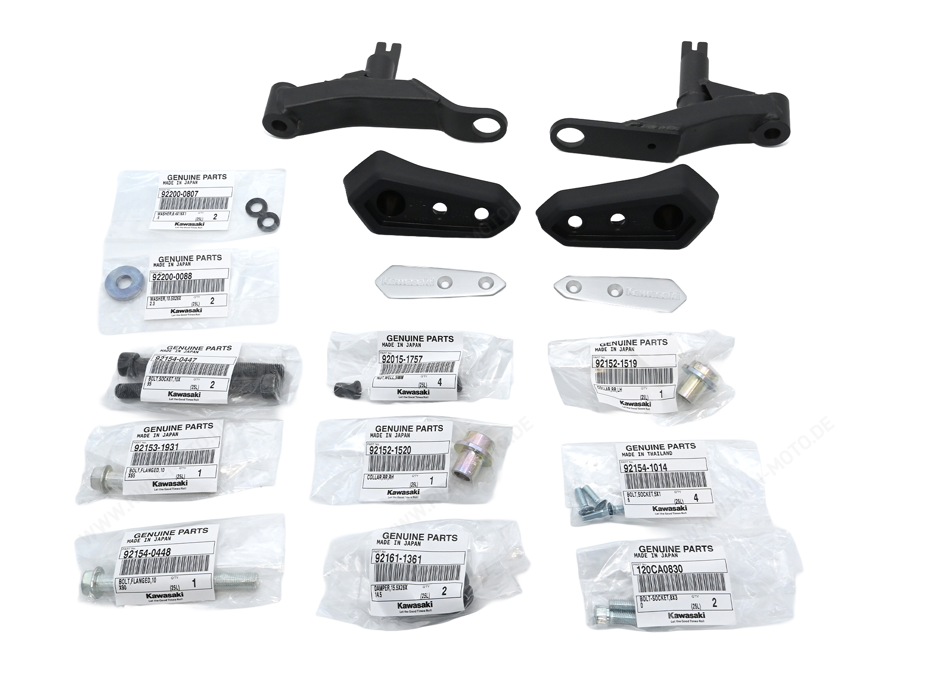Crash pads for Kawasaki Ninja 1000 SX /1100 SX Original Kawasaki