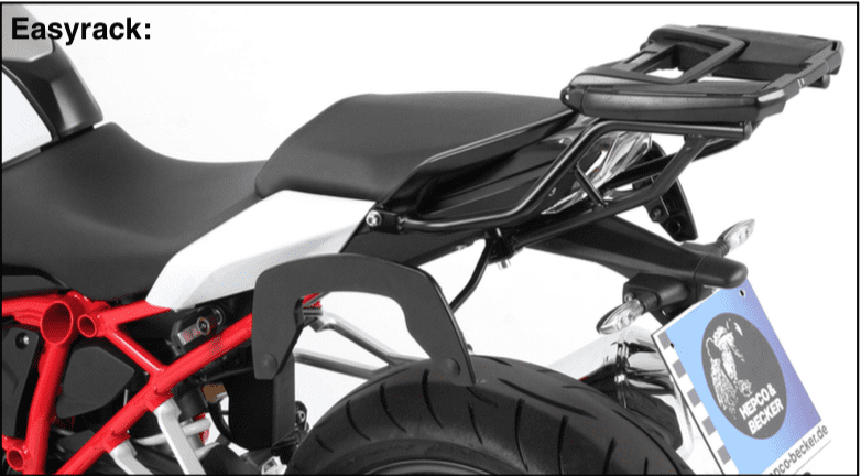 Easyrack Topcase-Träger schwarz für BMW R 1200 RS LC (15-18) Hepco & Becker
