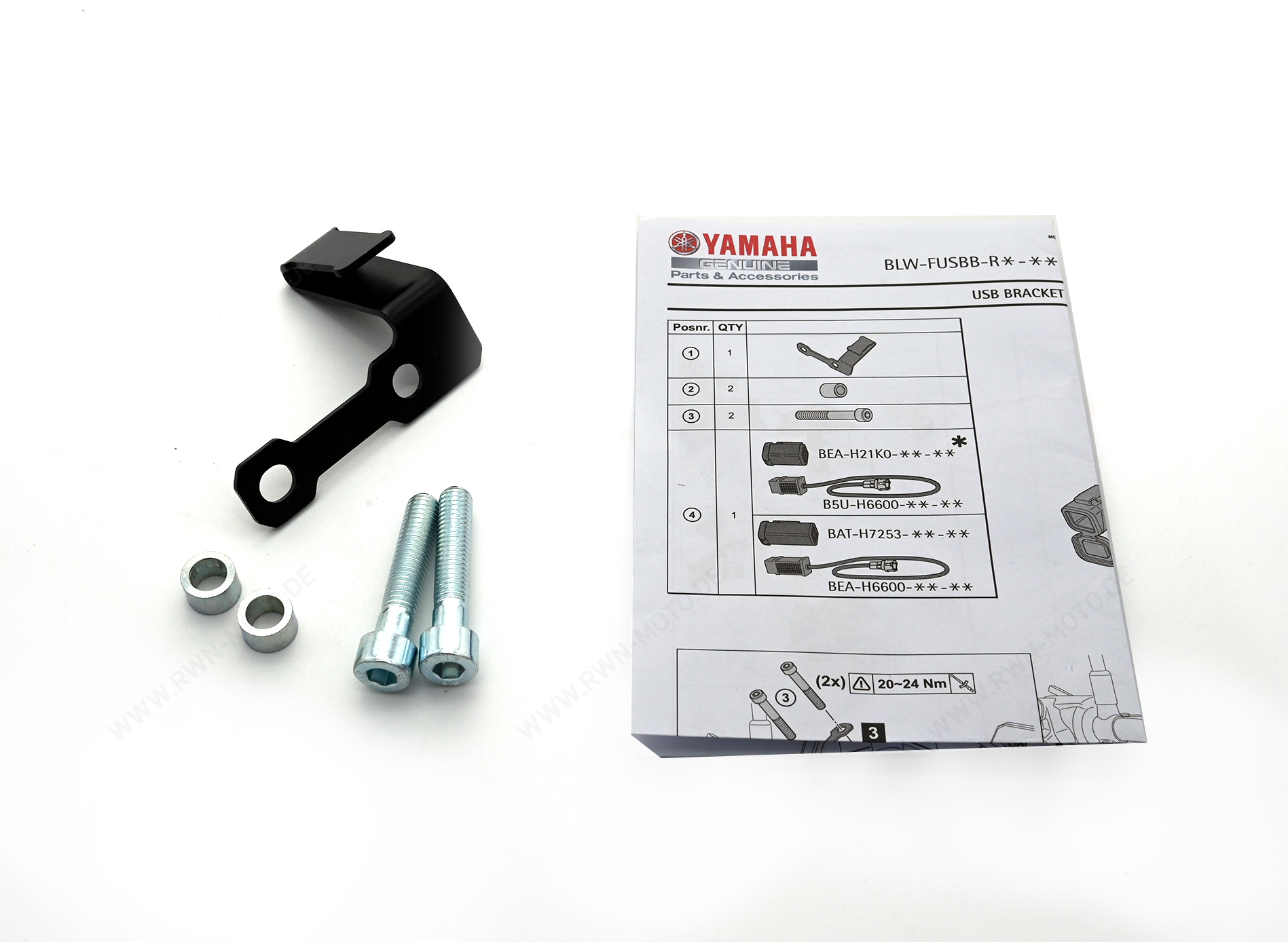 USB montagebeugel voor Yamaha MT-07 (25-) Origineel