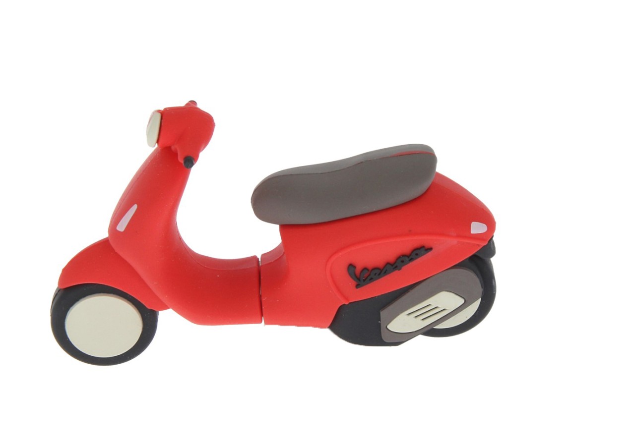 Vespa USB-stick rood