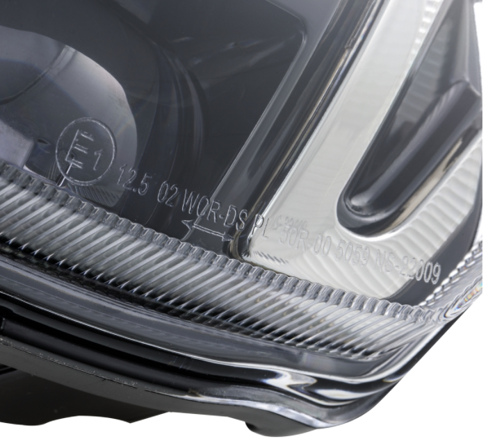 Koplamp LED "Black Edition" voor Vespa Sprint 50-150ccm 2T/4T ('13-'18)