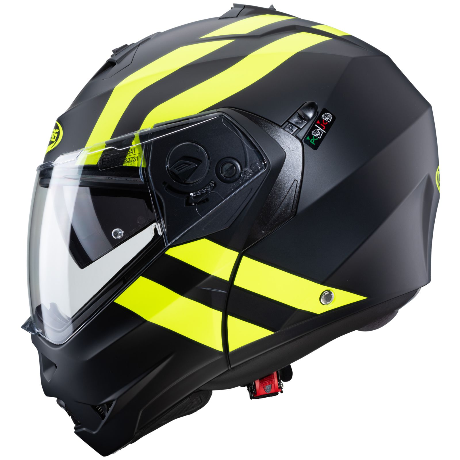Caberg Helm Duke II Superlegend, matt-schwarz/fluo-gelb