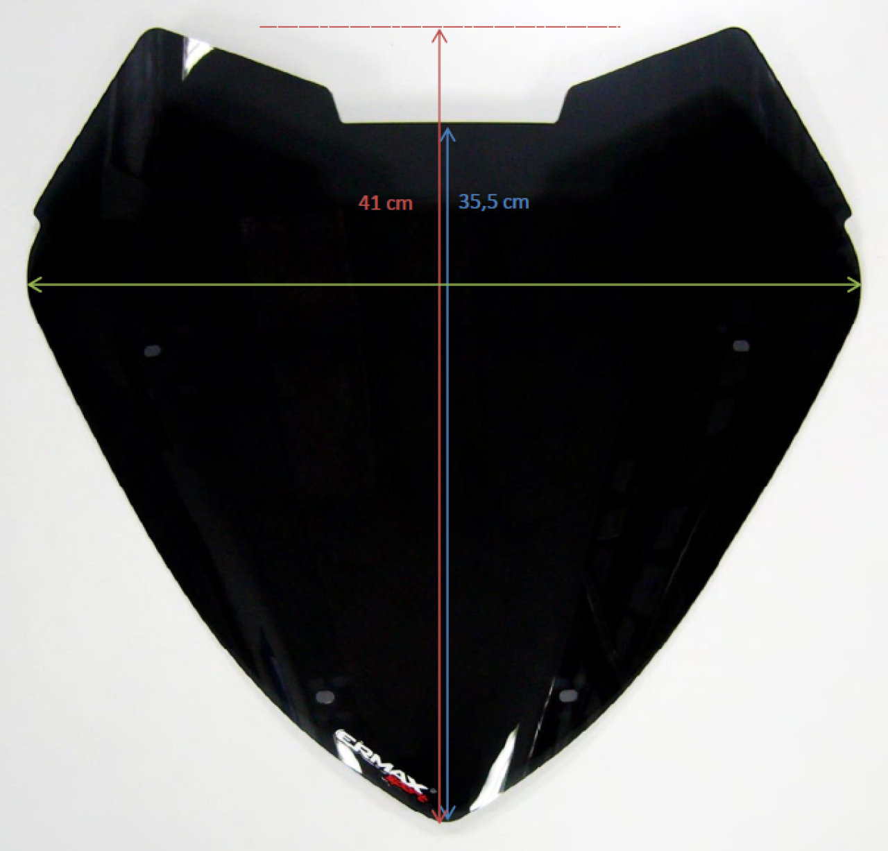 Windscherm ERMAX Sport H 410 mm voor Yamaha X-MAX 300, getint