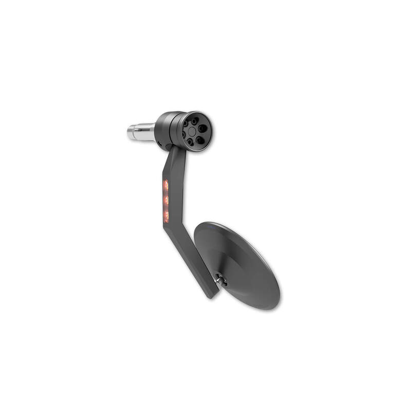 HIGHSIDER pro stuurspiegel Montana-RIM zwart met LED-indicator (1 stuk)