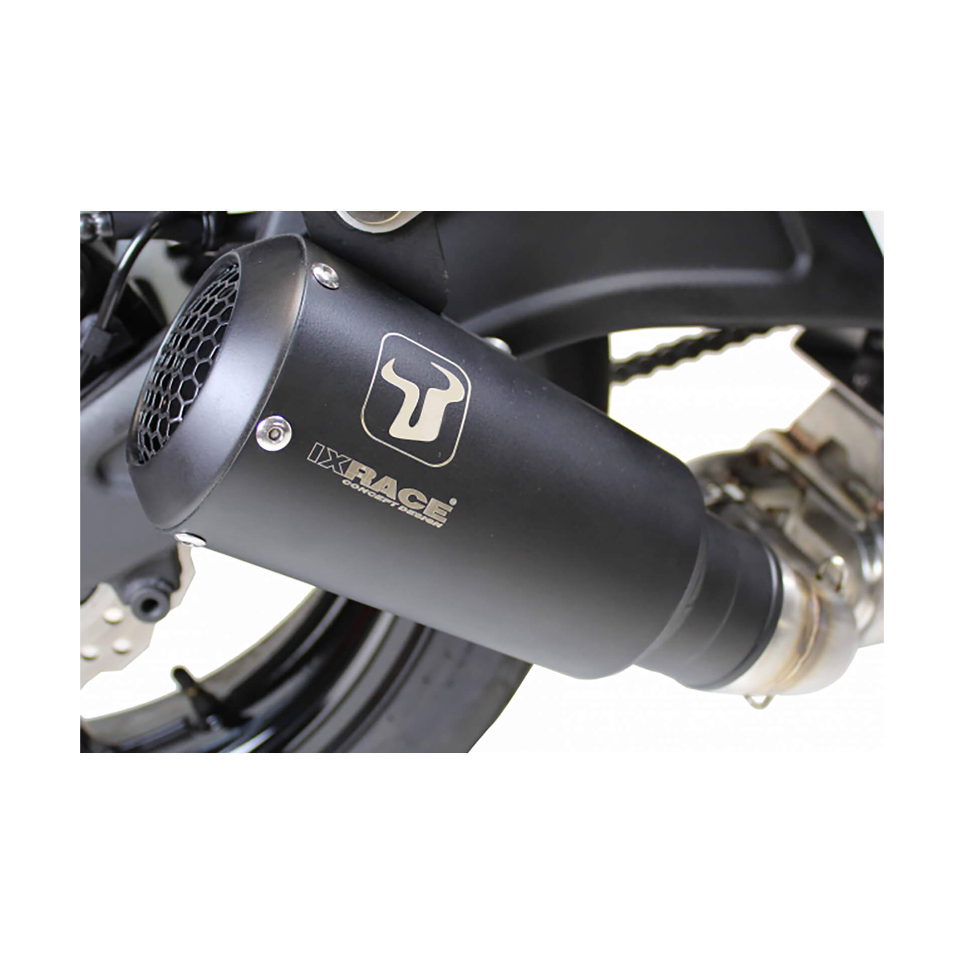 IXRACE MK2 Komplettanlage für Yamaha XSR 700, Edelstahl, E-geprüft, Euro5