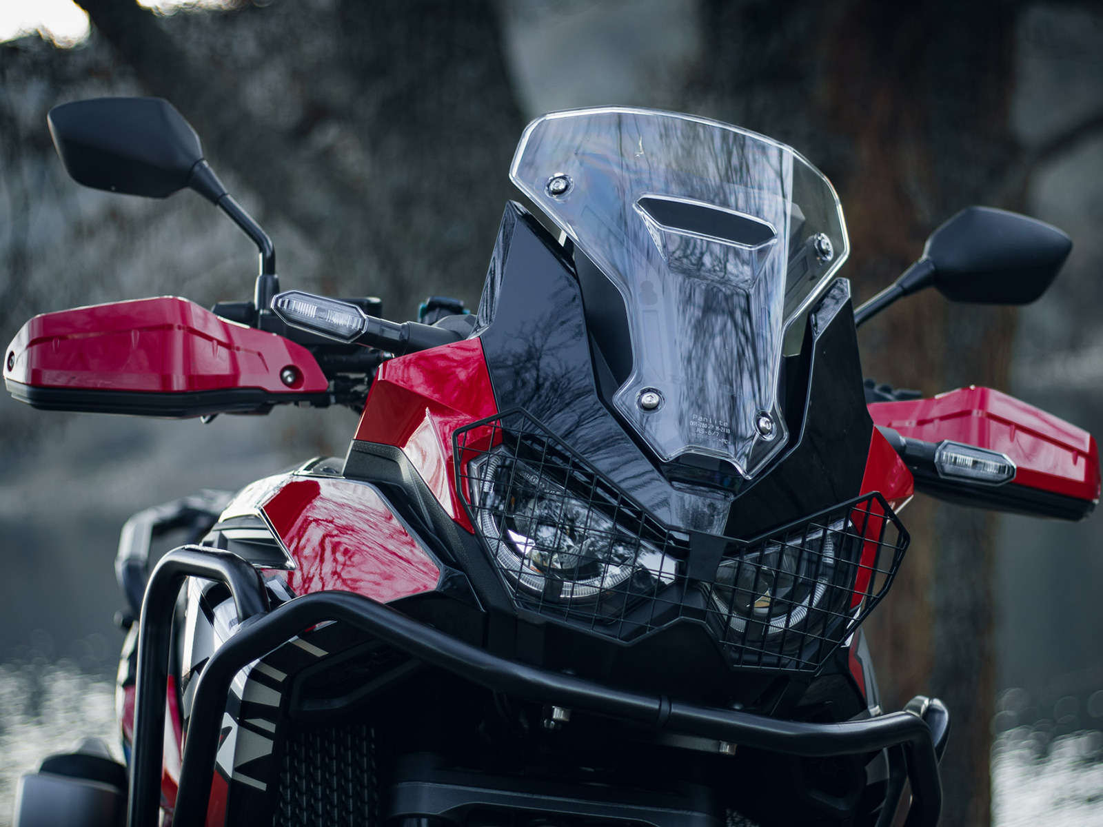 Black lamp guard for Honda CRF 1100 Africa Twin (20-23)