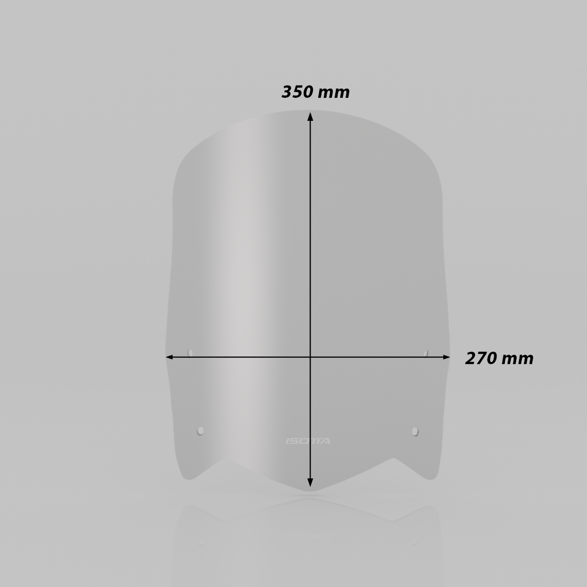 Rally Windschild schwarz matt für Yamaha Ténéré 700 (19-24)