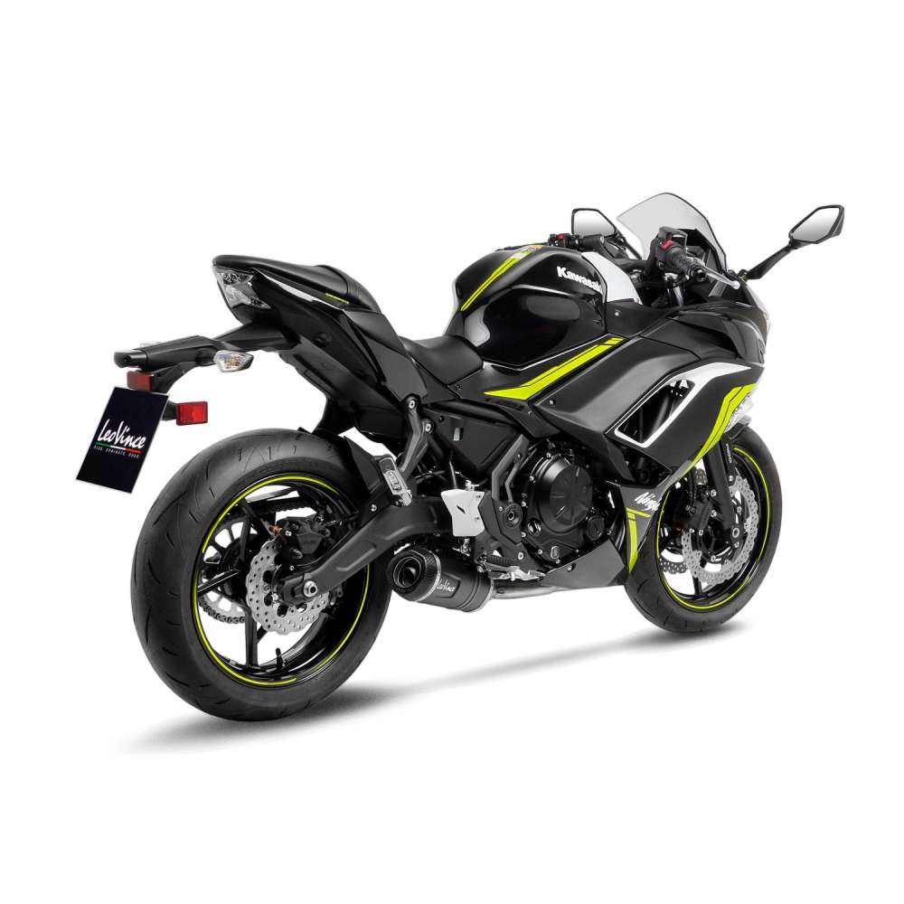 LeoVince Komplettanlage LV One Evo für Kawasaki Ninja /Versys /Z 650 , schwarz, E-Gutachten