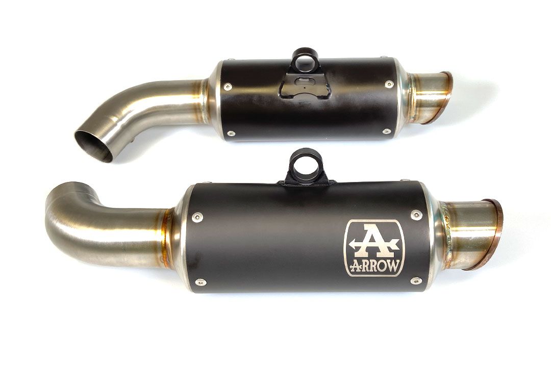 ARROW Auspuff DARK GP2 für Ducati Hypermotard 950 (19-)