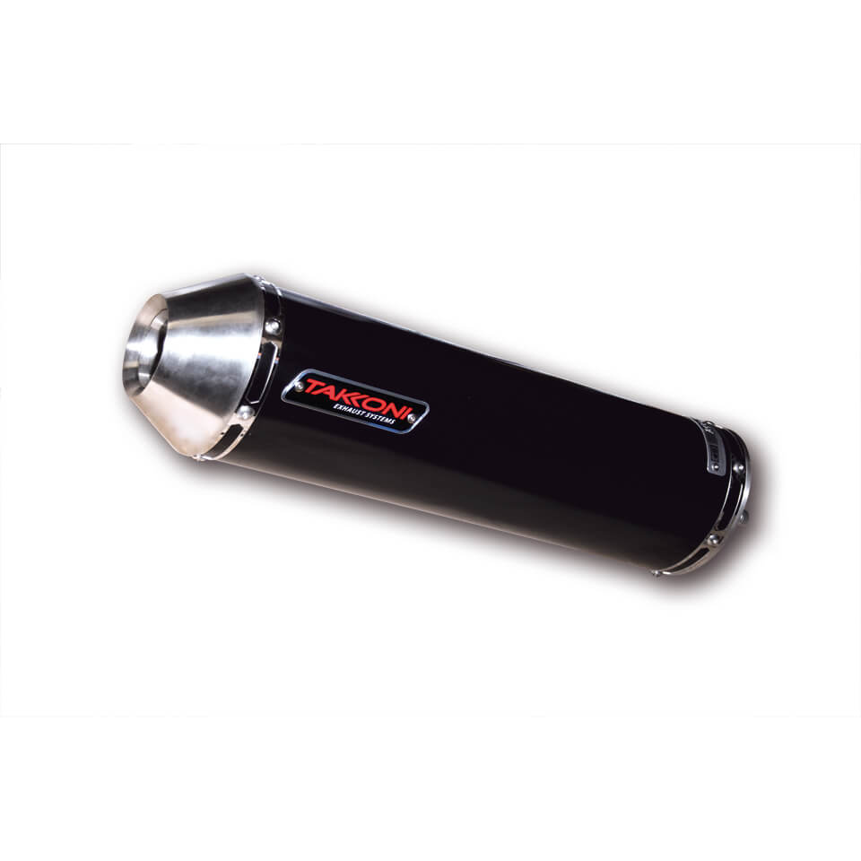 Silencieux Takkoni Honda X-ADV 750, acier inoxydable noir, homologué E, Euro4+5