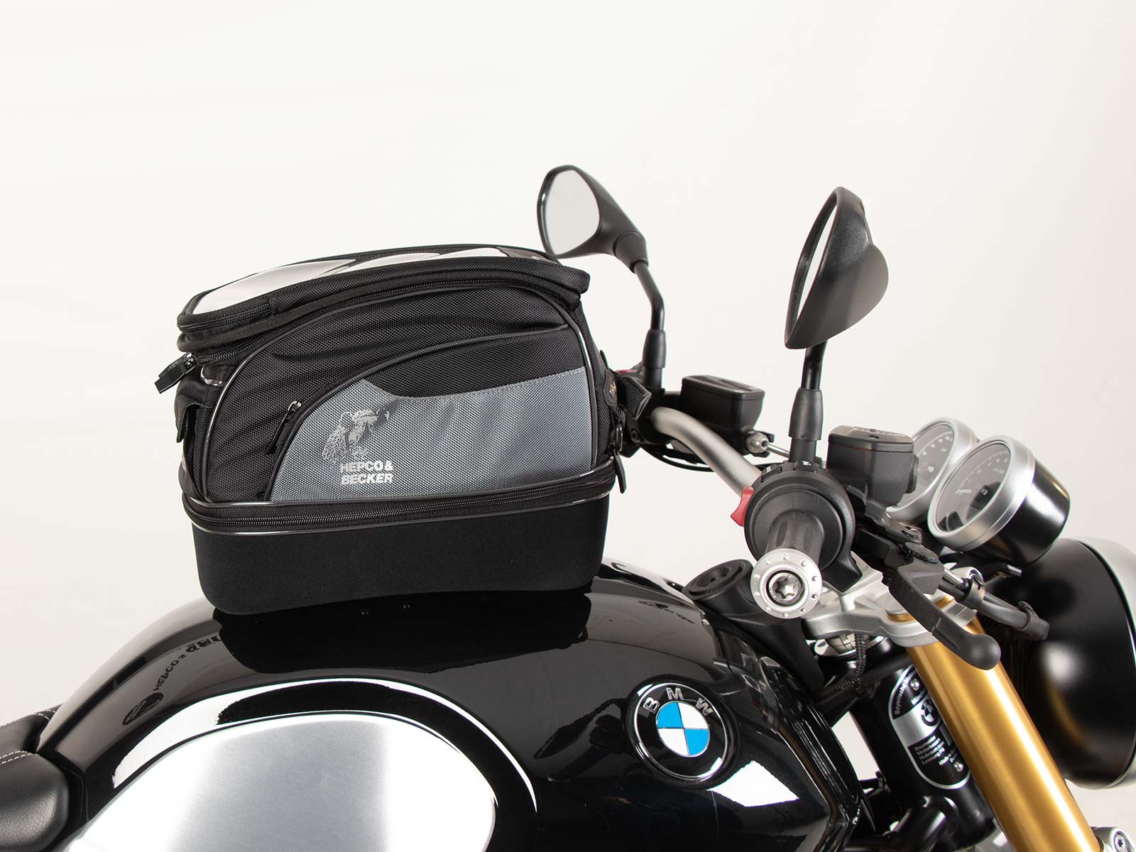 Anneau de réservoir Basic avec unité de fermeture de la sacoche de réservoir pour BMW R nineT Racer (17-20) Hepco & Becker