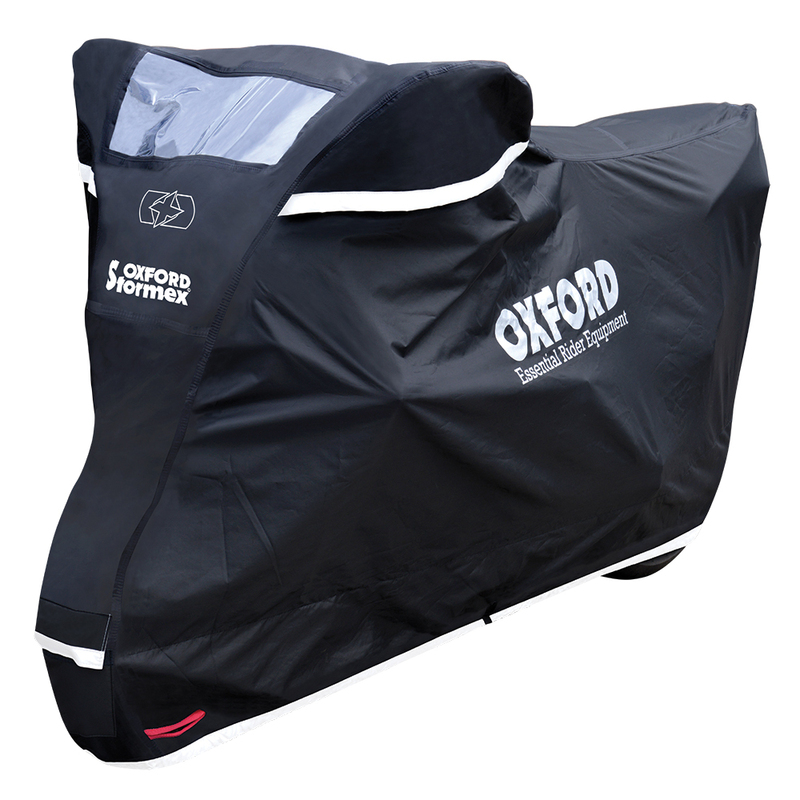 Oxford Outdoor Abdeckplane Stormex Schwarz - Motorrad / Scooter - XL