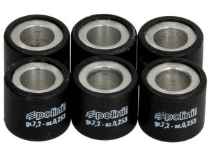 Polini variator roller set, 19x17 mm, 7,2 g, piece: 6
