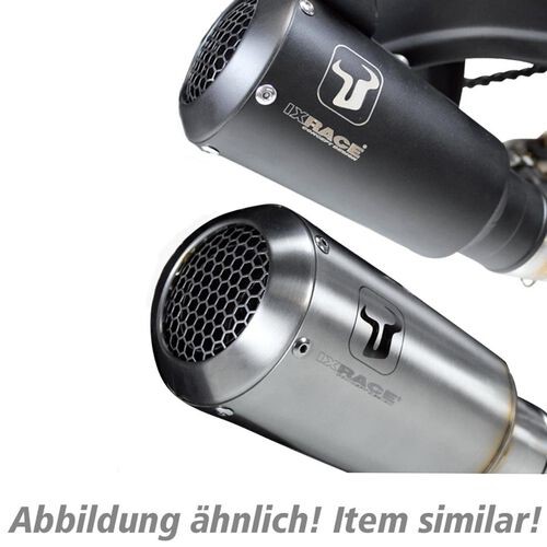 IXRACE MK2 Komplettanlage Kawasaki Z 650 /650 Ninja (17-19), Edelstahl, E-geprüft, Euro4