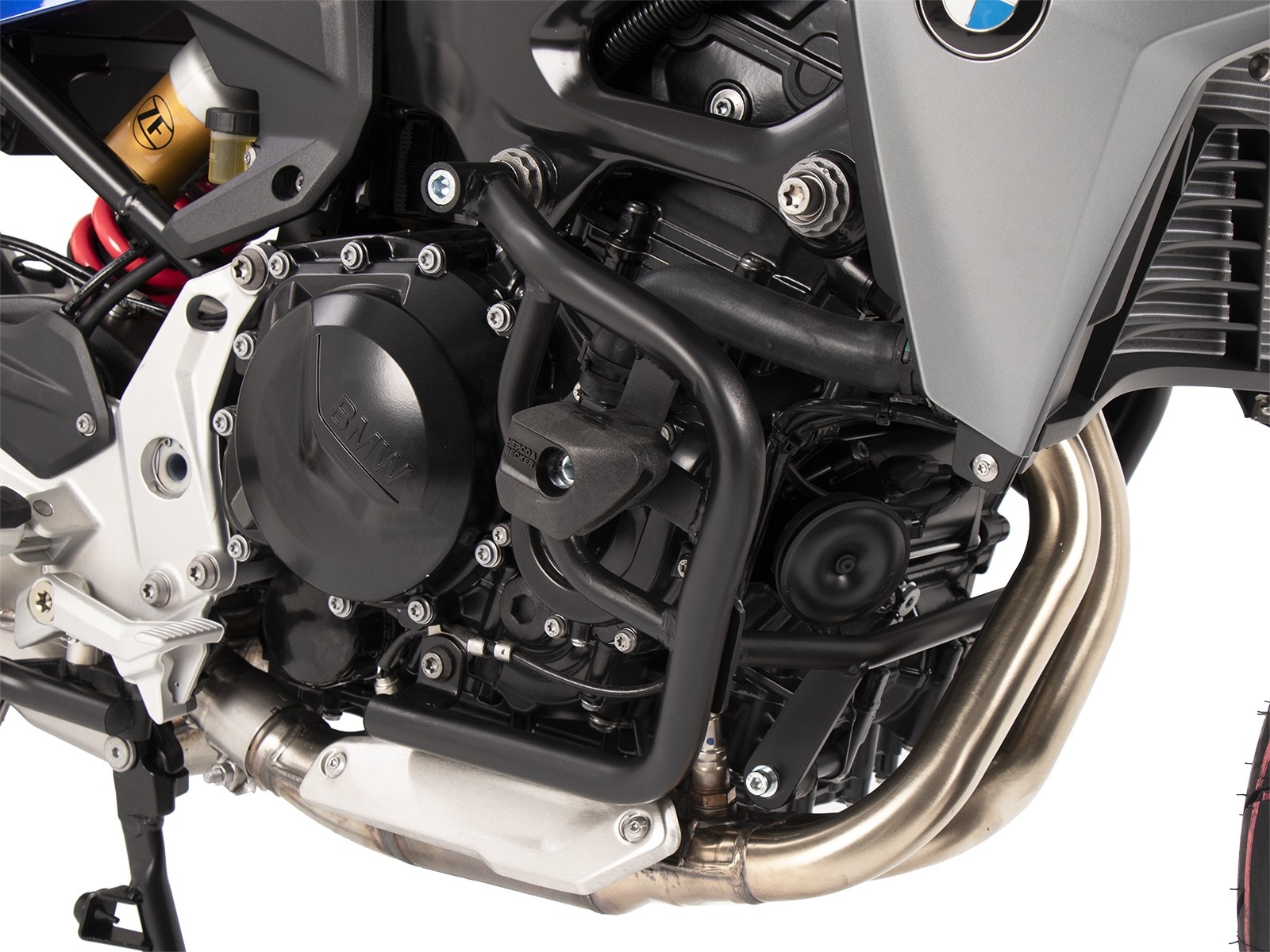 Arceau de protection du moteur avec protectionpad noir pour BMW F 900 R (20-24) Hepco & Becker