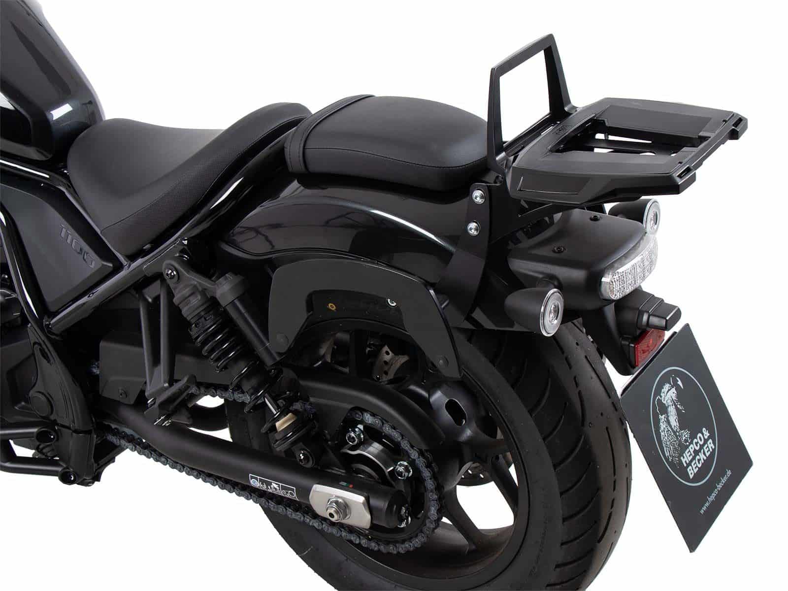 Alurack topkoffer zwart voor Honda CMX 1100 Rebel /DCT (21-24 )Hepco & Becker