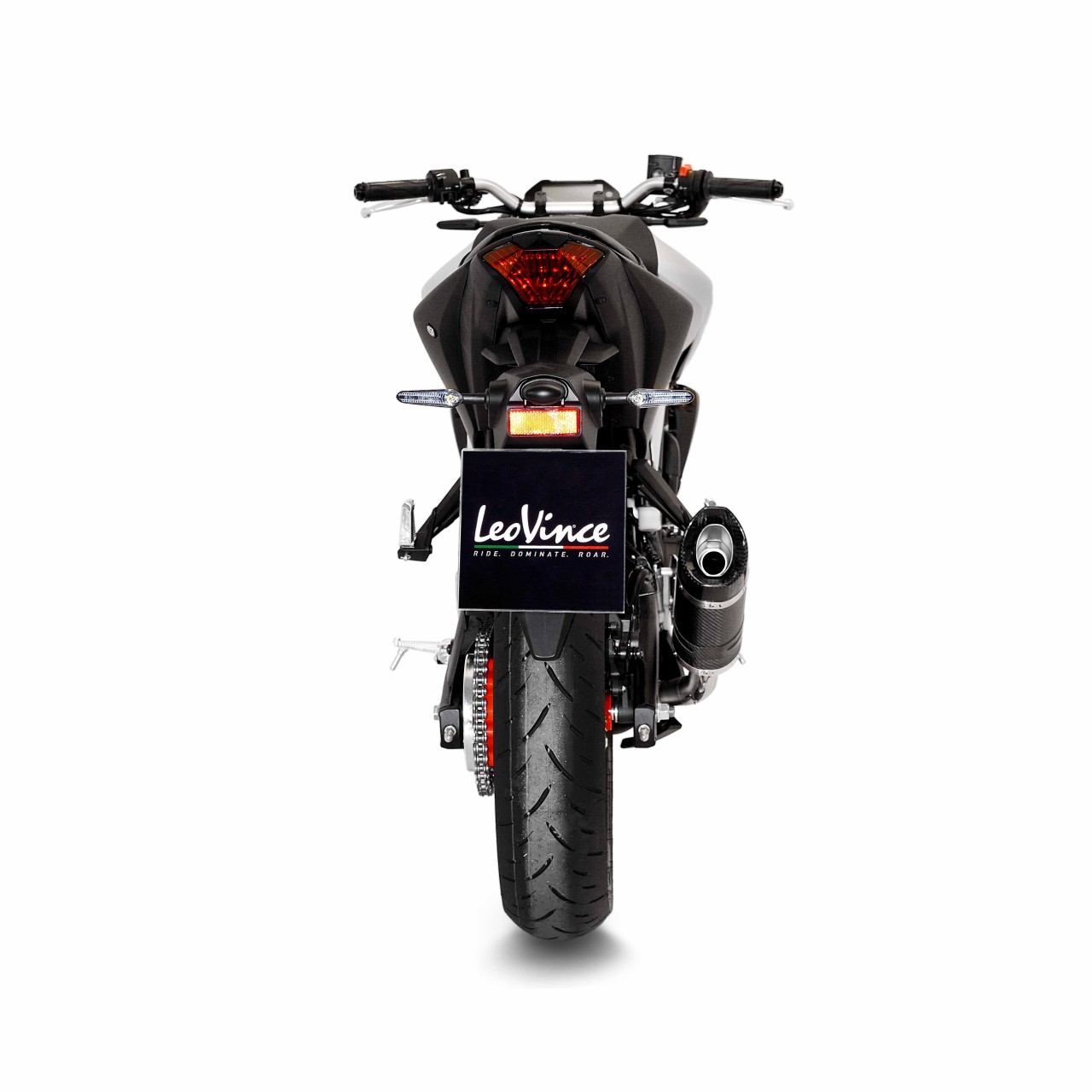 Système d'échappement LeoVince LV Pro pour Yamaha MT-03 /YZF-R3, carbone, slip on, Euro4, E-approbation