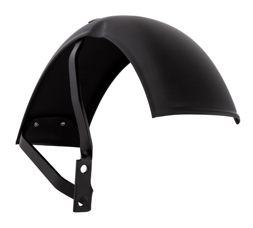 Kotflügel Garelli für Vespa PX 80-200ccm, Metall, schwarz matt