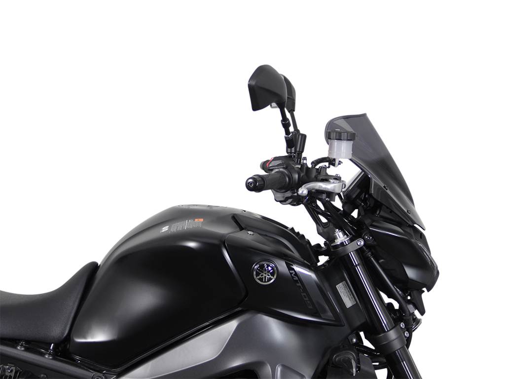 Ecran MRA Racing gris fumé "NRN" pour MT-09 /SP 2021-2023