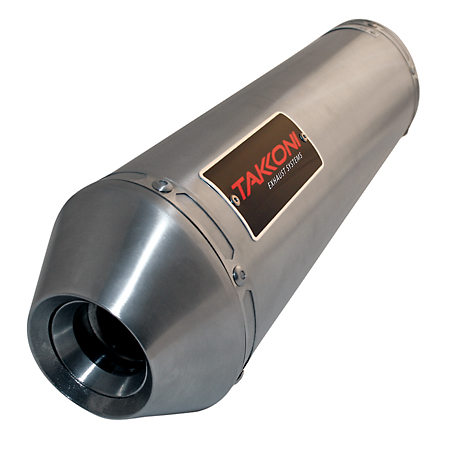 Silencieux Takkoni Honda X-ADV 750, acier inoxydable argenté, homologué E, Euro4+5
