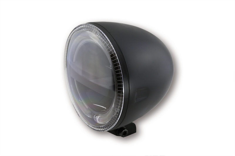 HIGHSIDER pro 5 3/4 Zoll Scheinwerfer Circle LED Schwarz E-Geprüft (1Stck)