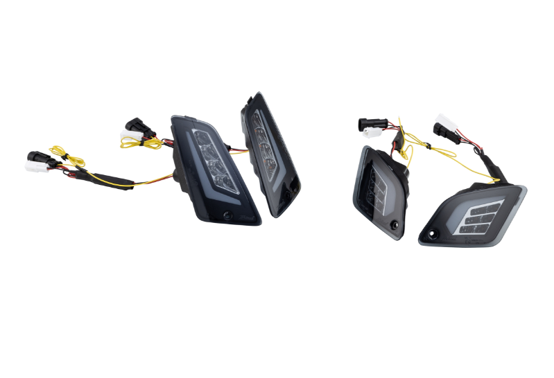 Blinker Kit ZELIONI vorne & hinten für Vespa GTS/​GTS Super/​GTV 125-300ccm, getönt