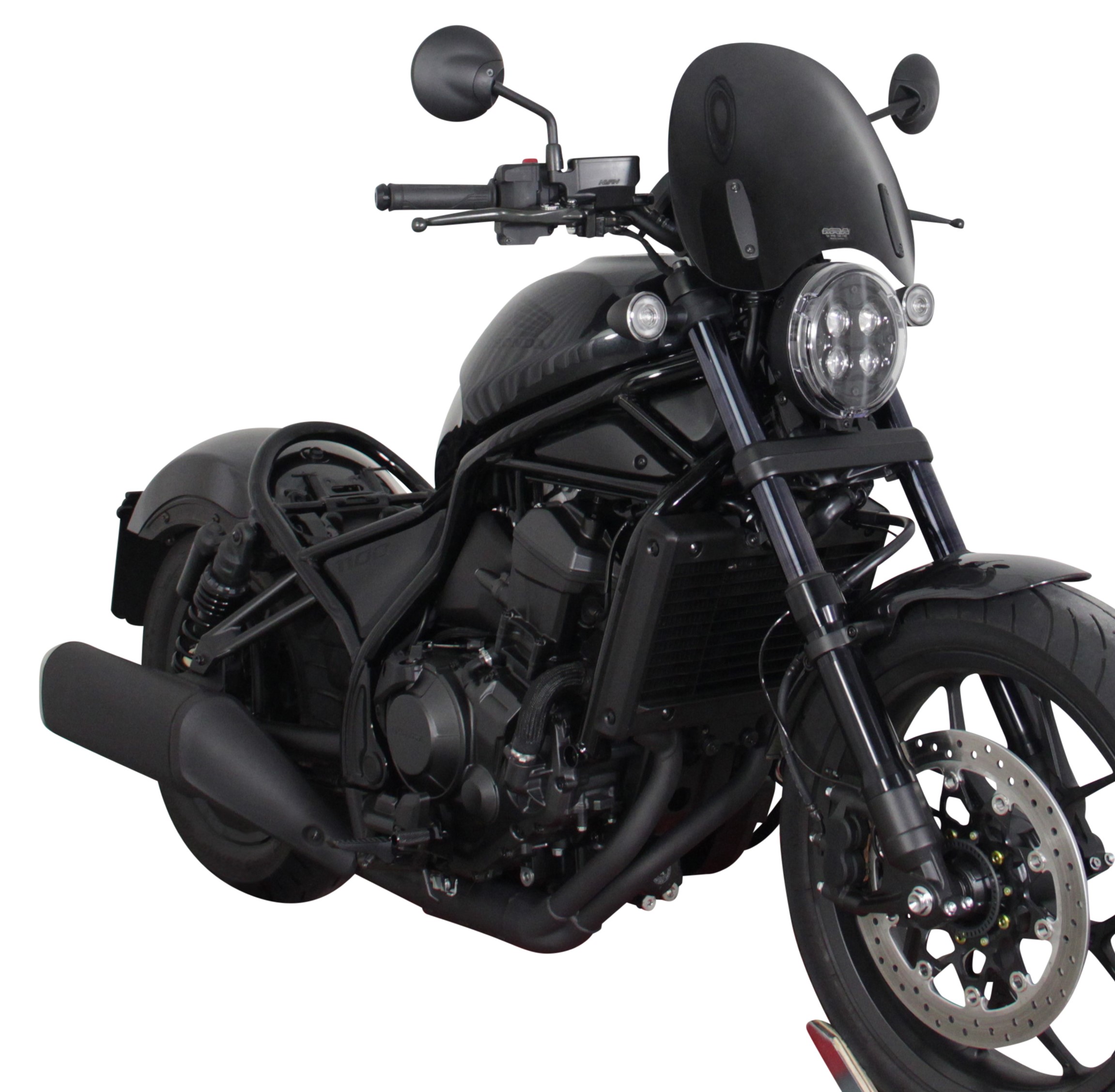 Tourenscheibe MRA "NTM" schwarz für Honda CMX 1100 Rebel (21-)