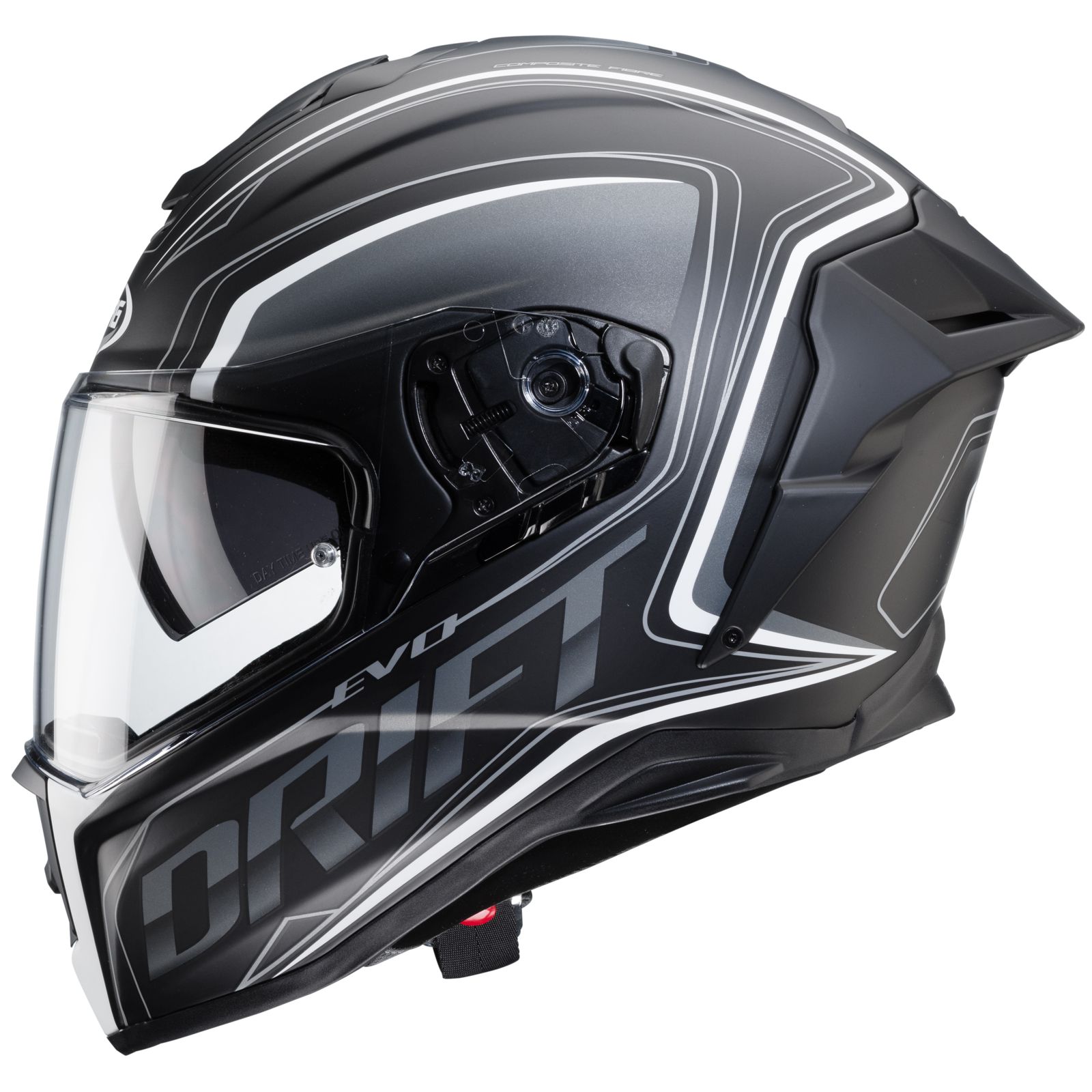 Caberg Helm Drift Evo Integra, matt-schwarz/grau-weiß